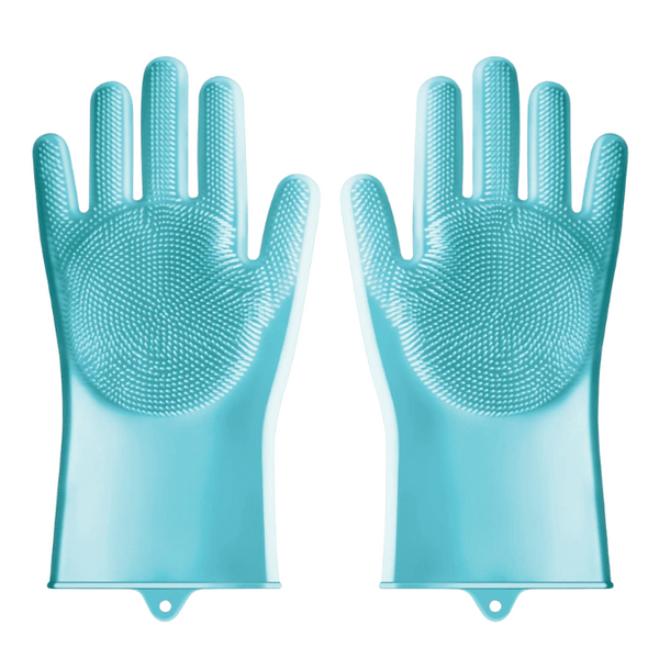 MULTICOLOR SILICON DISH WASHING HAND GLOVE - DURABLE, REUSABLE CLEANING GLOVES